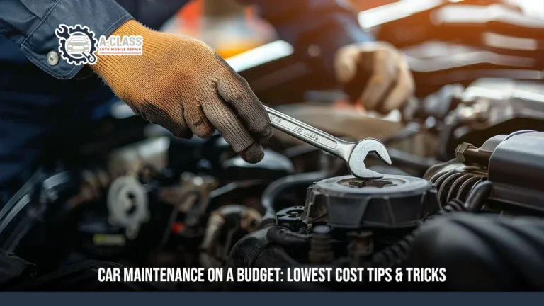 Car Maintenance on a Budget