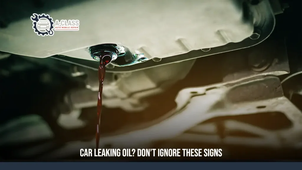 car leaking oil