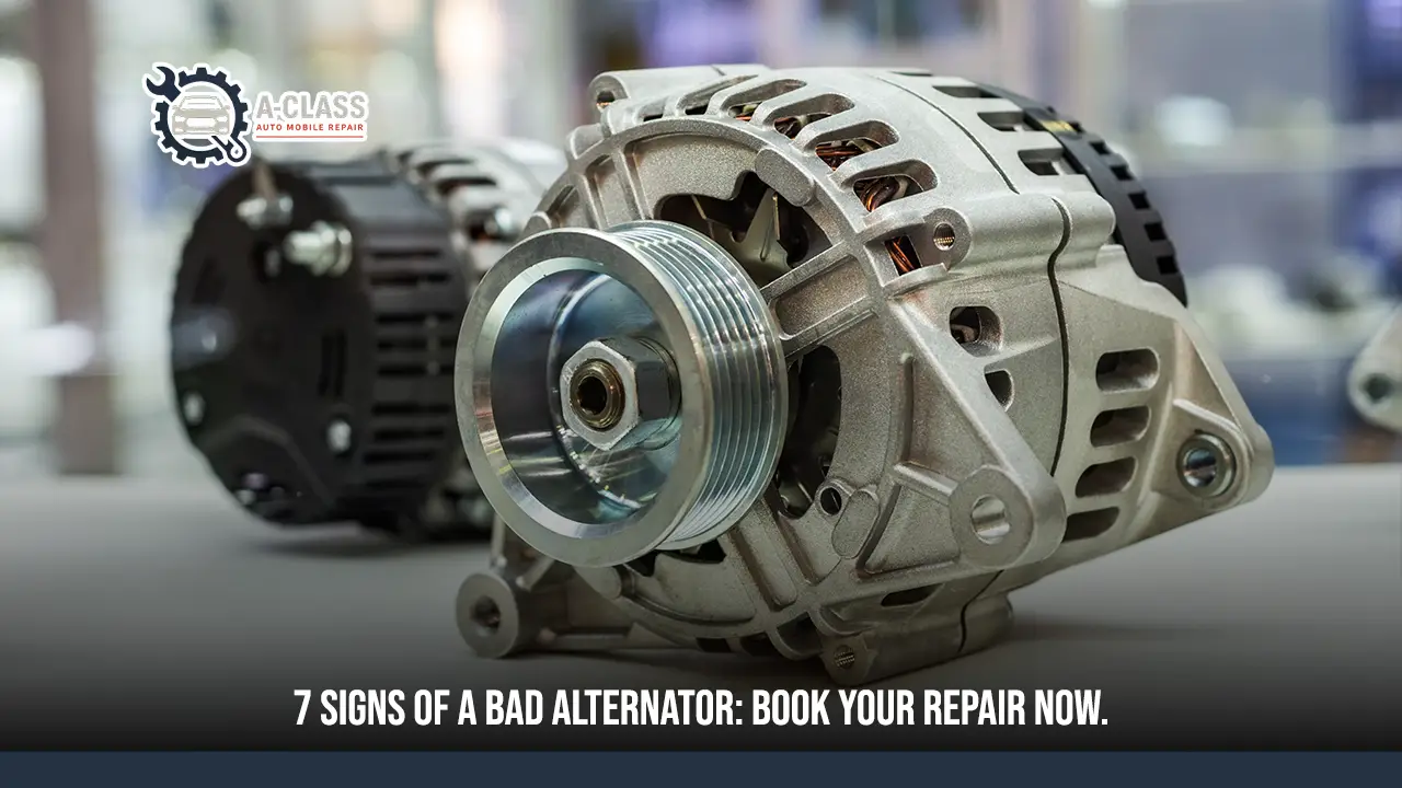 7 Signs of a Bad Alternator Book your repair now.
