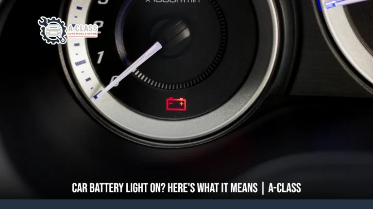 Car Battery Light Is On