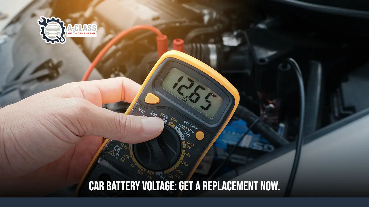 Car Battery Voltage Get a replacement now 01