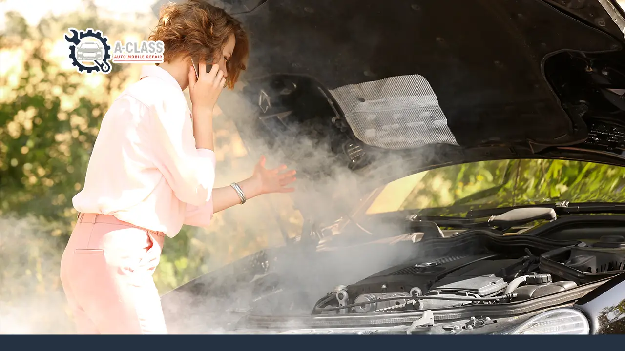 Car Overheating Call for emergency help 02
