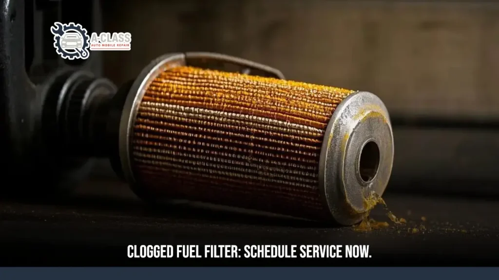clogged fuel filter symptoms